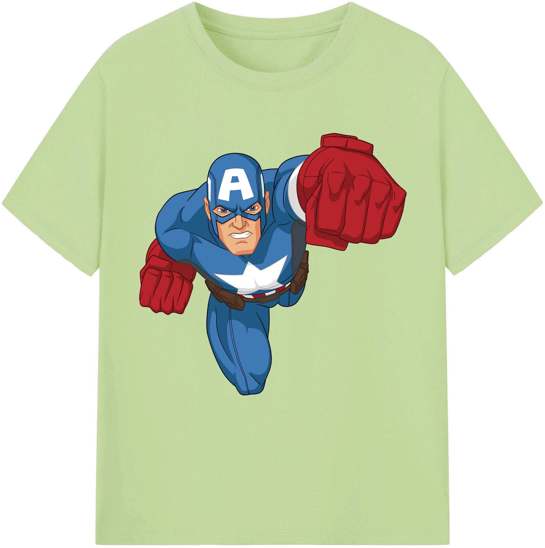 （画像用） アベンジャーズ The Avengers 綿100％半袖Tシャツ（フロントプリント）